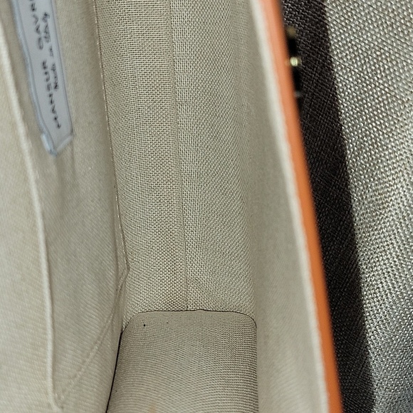 Mansur Gavriel Tan Leather Small Satchel Clutch Crossbody Shoulder Bag - Picture 10 of 12